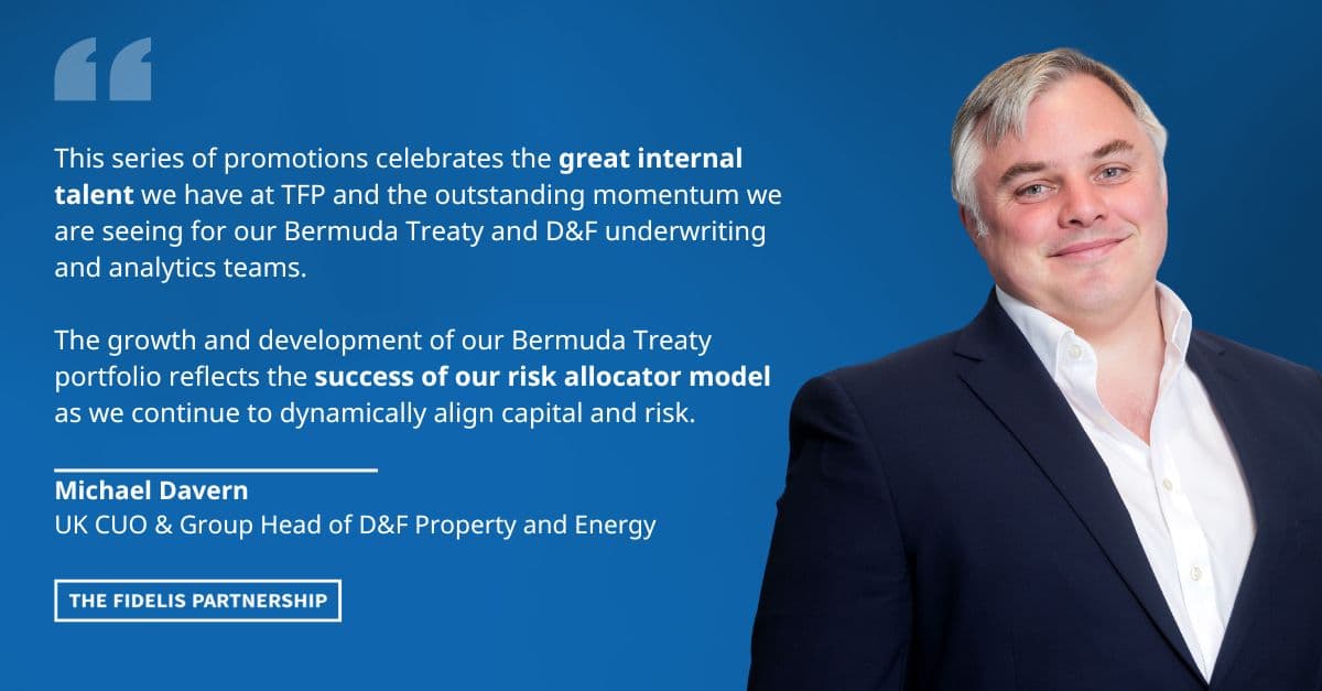 The Fidelis Partnership strengthens Bermuda presence with senior promotions